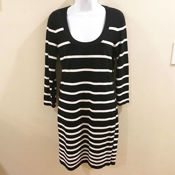 rag & bone Dresses & Skirts - Rag & Bone | Striped Sweater Dress Black Medium